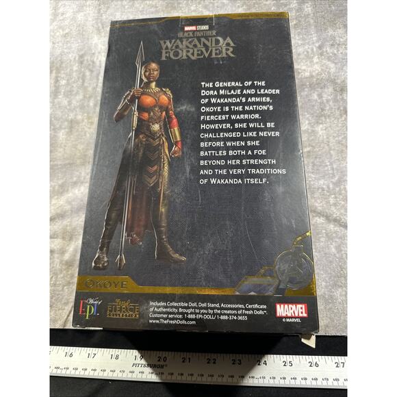 MARVEL Studios Black Panther Wakanda Forever OKOYE Fresh Fierce Collection Doll - Picture 2 of 5